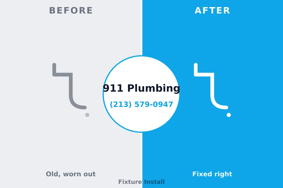 Before and after: plumbing company Seneca, IL